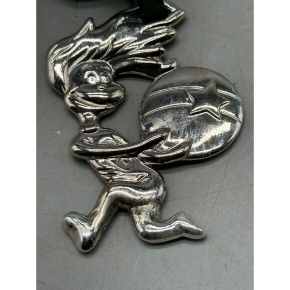 Dr Seuss Cat Hat Thing 1 Silverstone Christmas Ornament Original Movie 2.5" READ - Picture 2 of 8